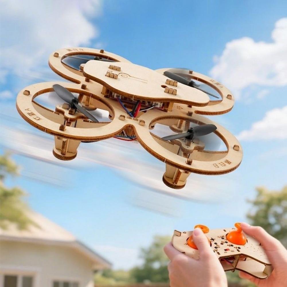 Rc Drone Toy Wooden Drone Puzz - Drone Aerial Photography ulasan dan harga