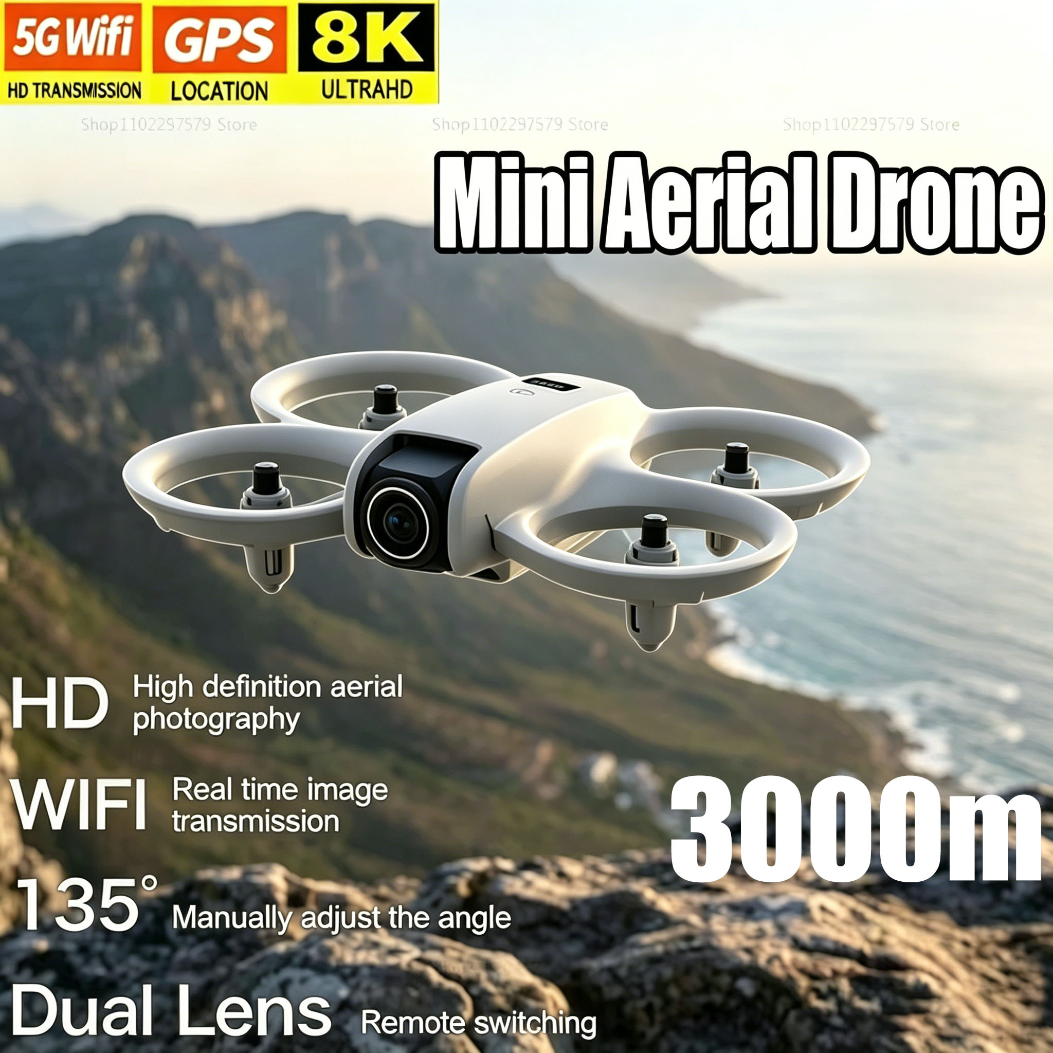 Mini Drone with 8K HD Camera F - Drone Lidar ulasan dan harga