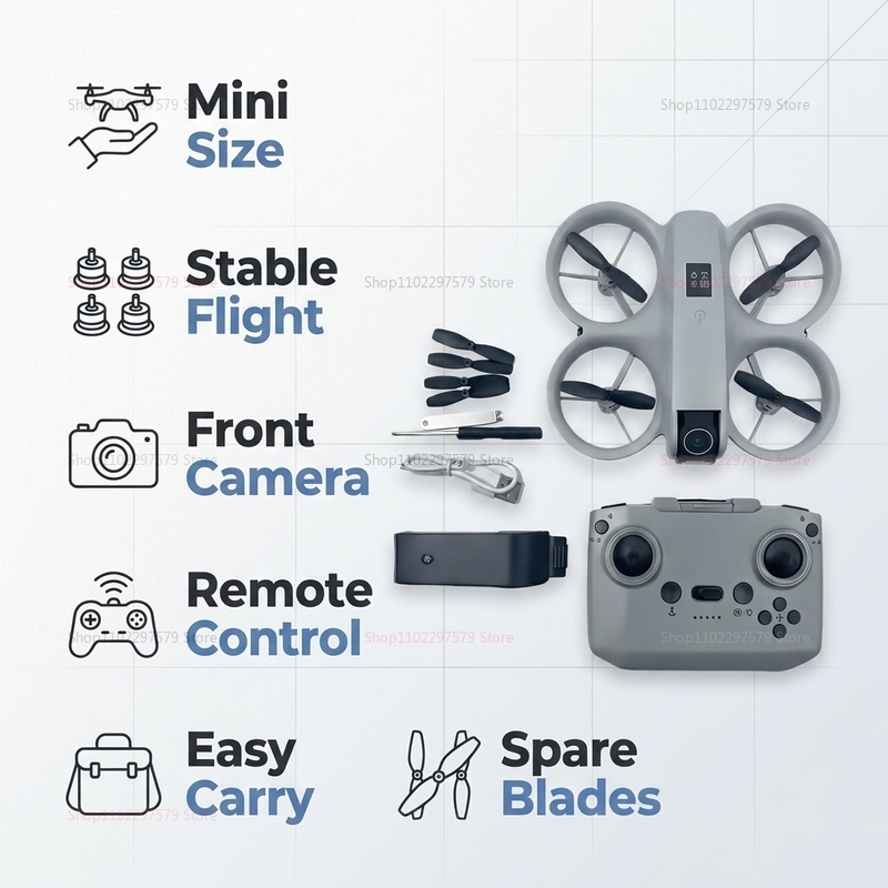 Mini Drone with 8K HD Camera F - Drone Lidar ulasan dan harga