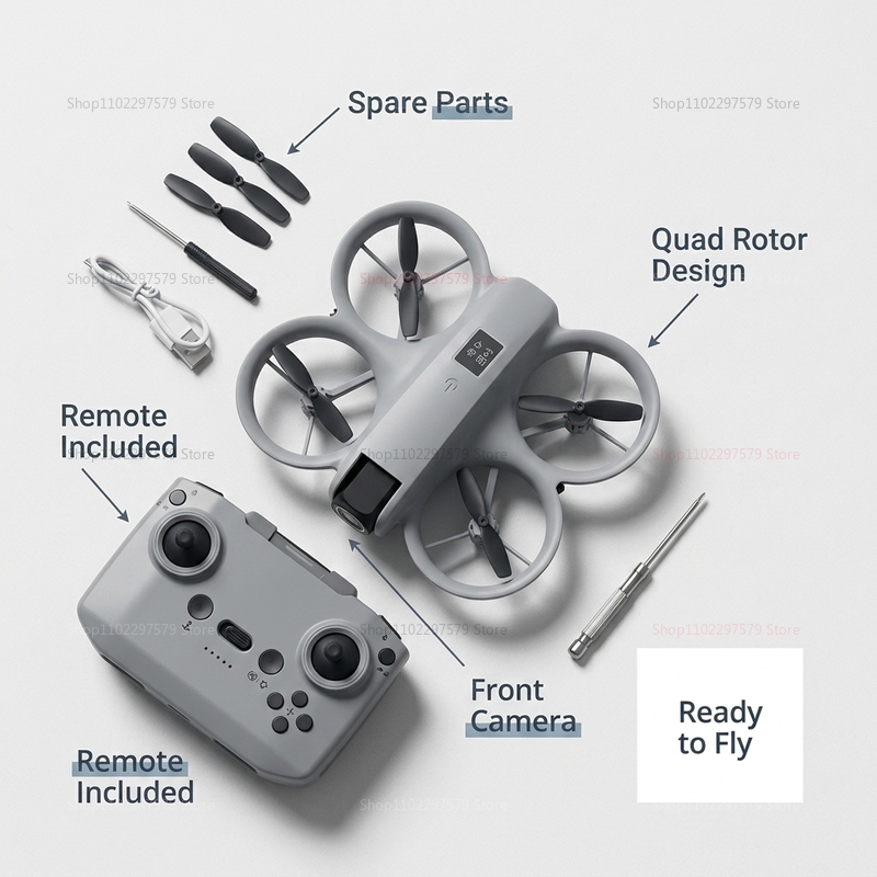 Mini Drone with 8K HD Camera F - Drone Lidar ulasan dan harga