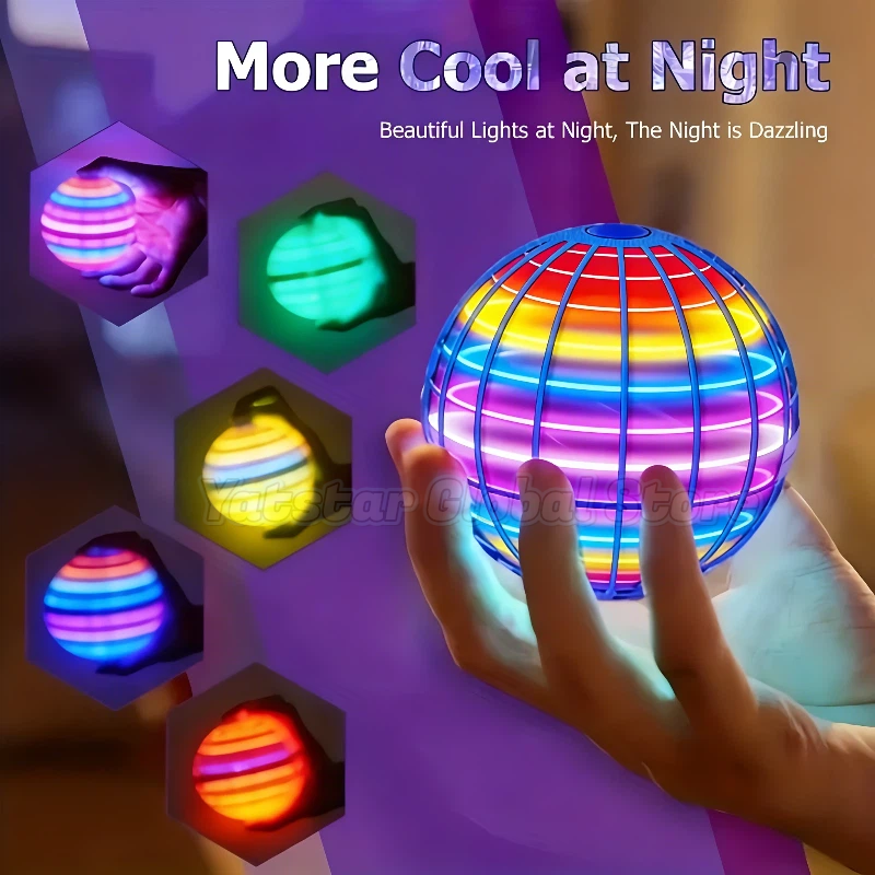 LED Light Up Flying Orb Boomer - Drone Aerial Photography ulasan dan harga