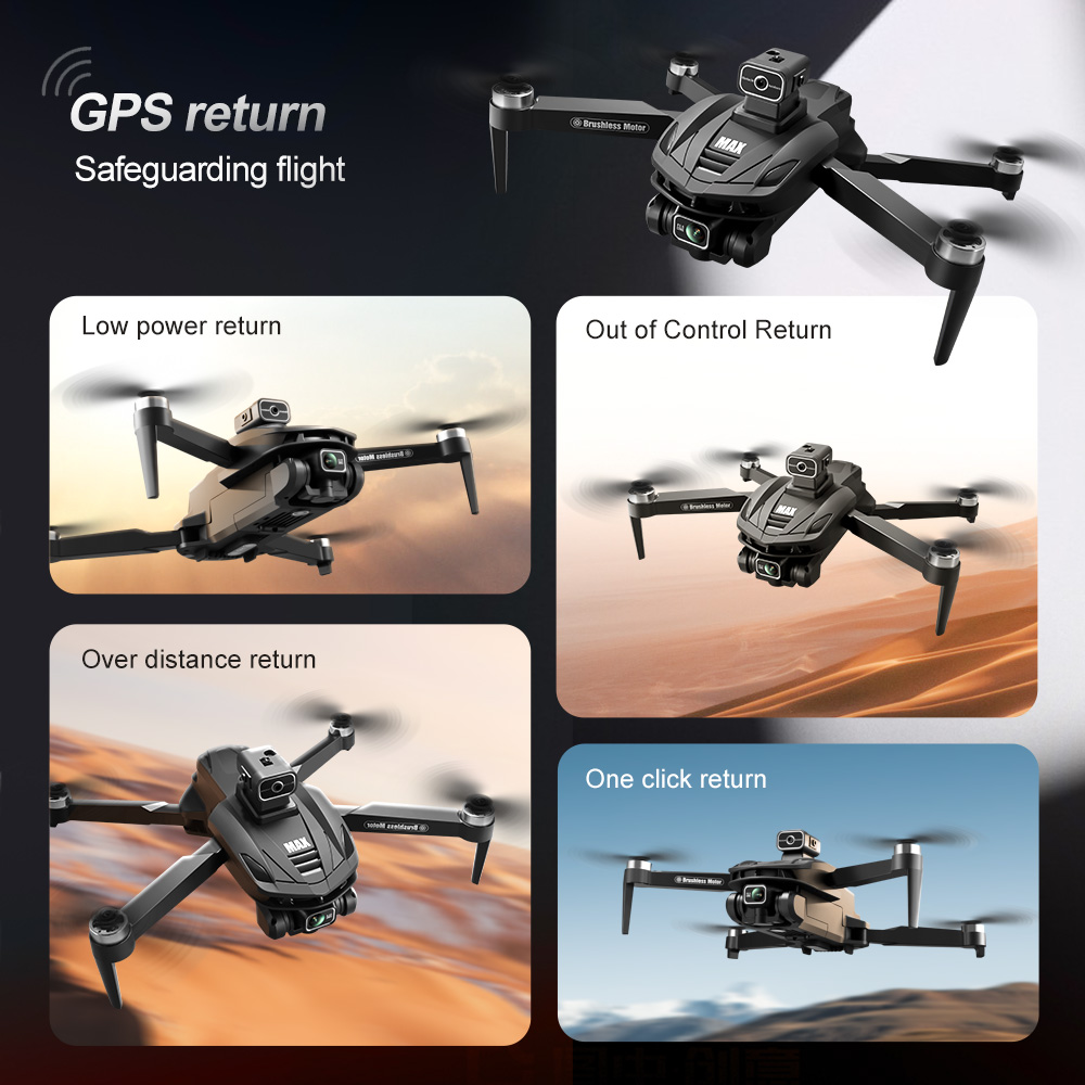 V168 Max Drone 4K Professional - Drone Multispectral ulasan dan harga