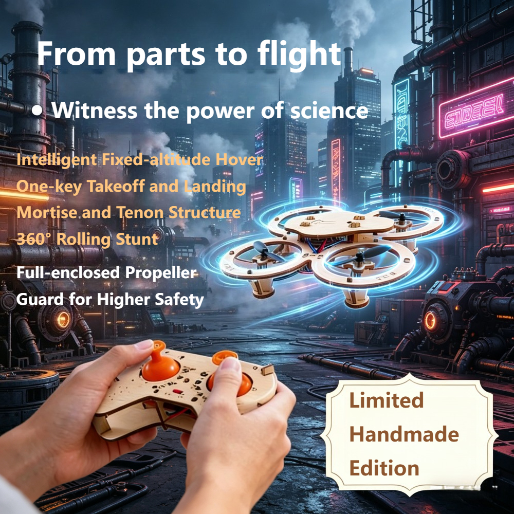2026 New Wooden DIY Assembled  - Drone Aerial Photography ulasan dan harga