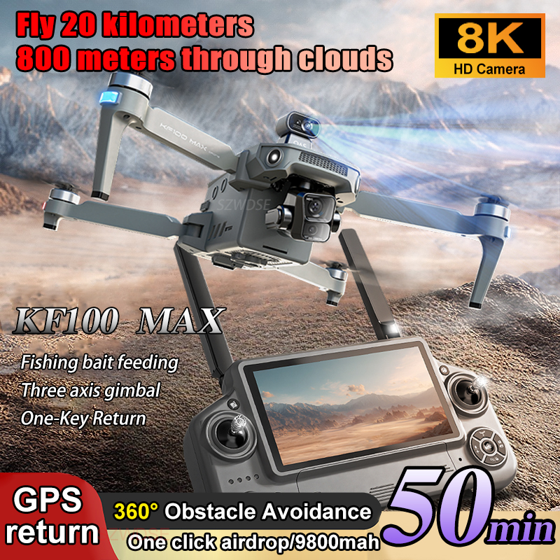 SJRC KF100 MAX 8K UHD Photo HD - Drone Surveying ulasan dan harga