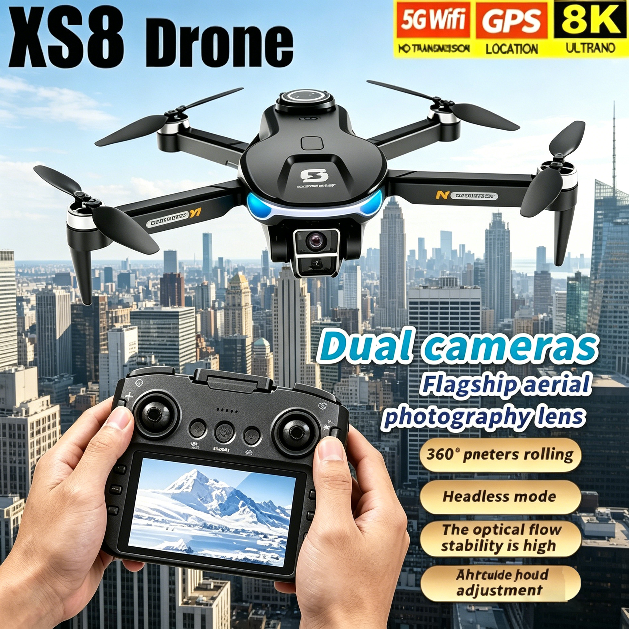 HD 8K Professional GPS Drone w - Drone Surveying ulasan dan harga