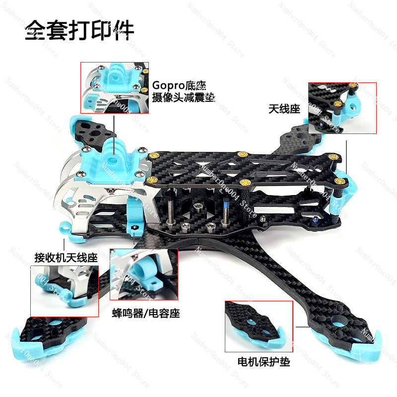 Used for FPV MAK5 5-Inch Wide  - Drone 3D Modeling ulasan dan harga