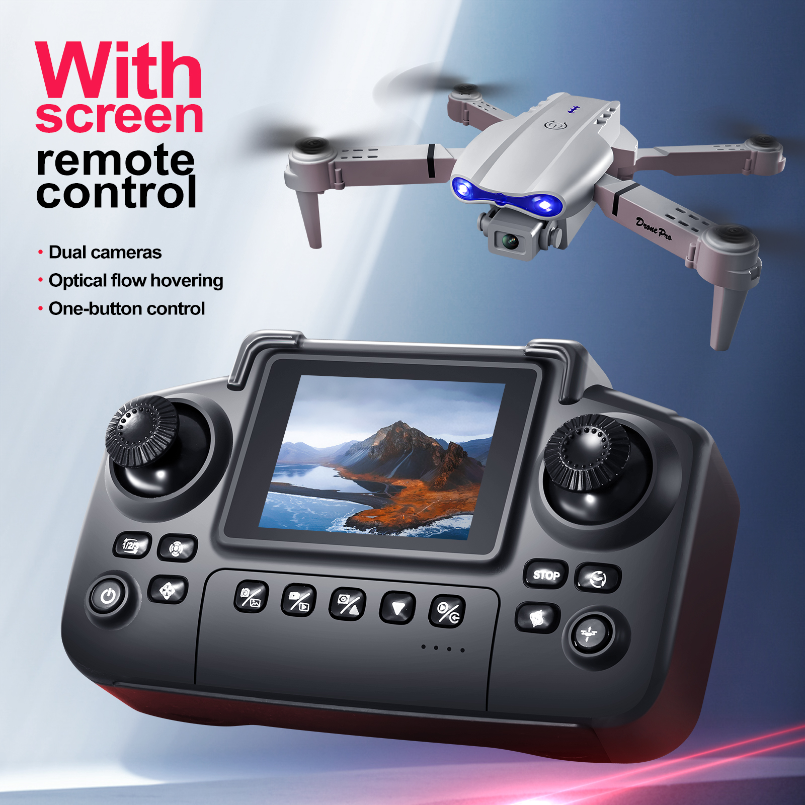 2025 New E88 E99 Upgraded Dron - Drone Lidar ulasan dan harga