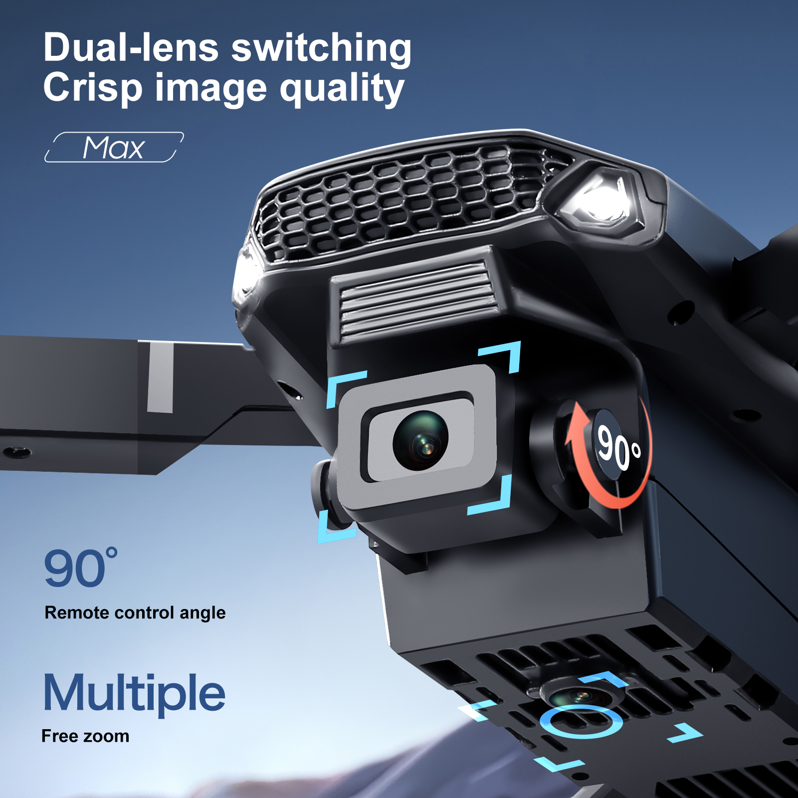 2025 New E88 E99 Upgraded Dron - Drone Lidar ulasan dan harga