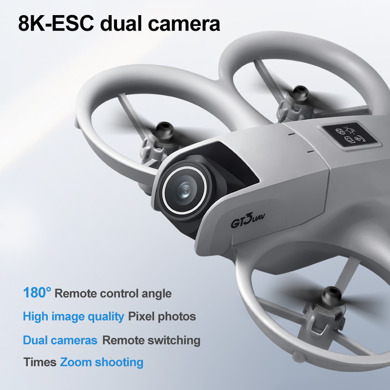 New GT3 Mini RC Drone 8K 5G Ae - Drone Aerial Photography ulasan dan harga