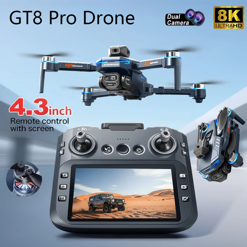 2026 New GT8 Drone GPS 8K Prof - Drone Surveying ulasan dan harga
