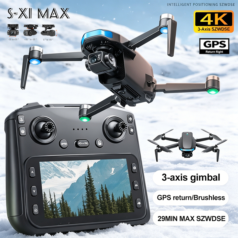 New S-X1 MAX Drone GPS 8K Prof - Drone Lidar ulasan dan harga