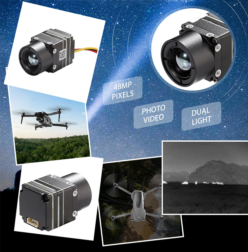 New Arrival 640x512 FPV Drone  - Drone Thermal Imaging ulasan dan harga