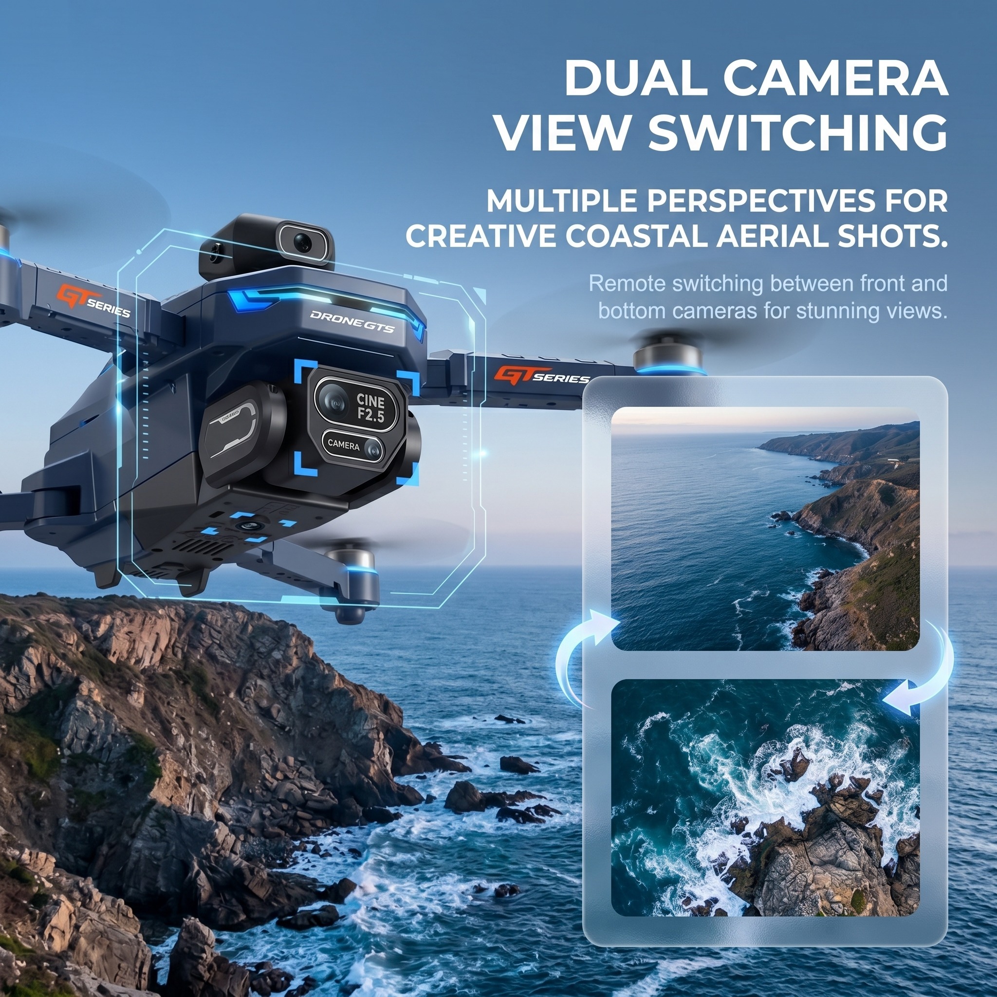 New Drone GT8 8K Professional  - Drone Surveying ulasan dan harga